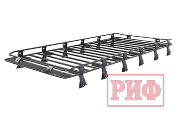 Багажник экспедиционный (корзина) РИФ 1500х3300 мм для ГАЗ Соболь, Баргузин (а/м без люка), низкая крыша
