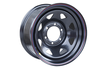 Диск усиленный стальной черный 6x139,7 8xR16 d110 ET+10 (треугольник мелкий)