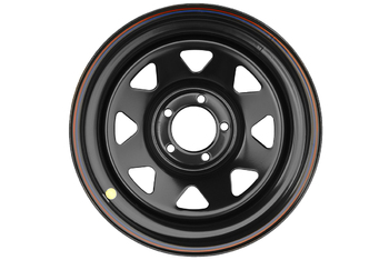 Диск усиленный JEEP стальной черный 5х114,3 8xR16 d84 ET-19 (треугольник мелкий)