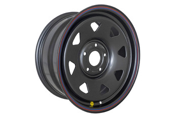 Диск усиленный JEEP стальной черный 5х127 8xR17 d71.6 ET+30 (треуг. мелкий)