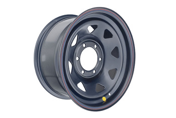 Диск усиленный стальной черный 6x139,7 8xR16 d110 ET+10 (треугольник мелкий) 1680-63910BL+10A17X