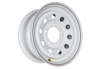 Диск усиленный УАЗ стальной белый 5x139,7 7xR15 d110 ET-19