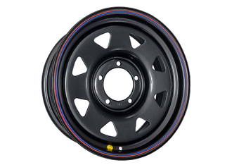 Диск усиленный УАЗ стальной черный 5x139,7 7xR17 d110 ET+15 (треуг. мелкий)