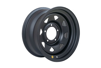 Диск усиленный УАЗ стальной черный (матовый) 5x139,7 8xR16 d110 ET-3 (треугольник мелкий)