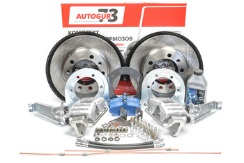 Тормоза дисковые задние УАЗ Патриот 2013+ мост Спайсер под ручник (с электронной РК)