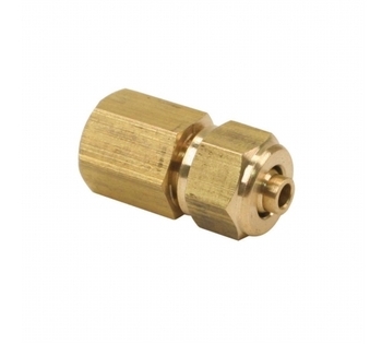 Штуцер 1/8" (мама) под гибкую трубку (1/8" NPT - 1/4" трубка)