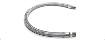 Шланг метализированый 18" 1/4х1/4" папа/папа