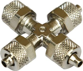 Соединение крестообразное 6/4 под гибкую трубку