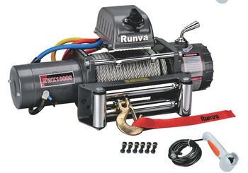 Лебёдка автомобильная электрическая 12V Runva EWX10000S 4500 кг