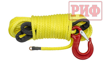 Трос для лебёдки синтетический РИФ 6 мм/15 м (готовый)