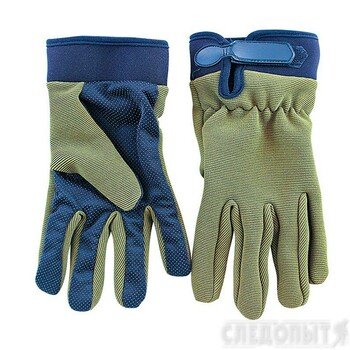Перчатки туристические "СЛЕДОПЫТ", зеленые, размер XL