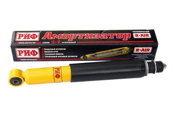 Амортизатор усиленный РИФ задний Ssang Yong Rexton 2 штатный и лифт 0-30 мм