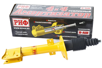 Амортизатор усиленный РИФ задний Renault Duster 4x4 (2010-2022), Nissan Terrano 2014+ 4х4 штатный и лифт 0-40 мм