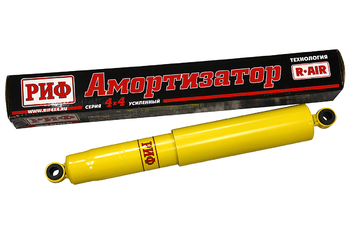 Амортизатор усиленный РИФ задний Mitsubishi L200 2005-2015/Nissan Navara D22 (NP300), Isuzu D-Max 2016+ лифт 40 мм