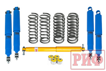 Лифт-комплект РИФ арктически для Toyota Land Cruiser 70 (короткая база) 1990-1996 жёсткий, 73/78 (длинная база) средний, лифт 50 мм