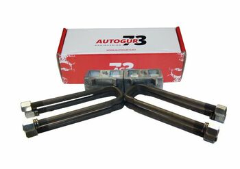 Лифт-комплект рессора-мост 60 мм УАЗ Хантер/Патриот (на 1 мост) алюминий