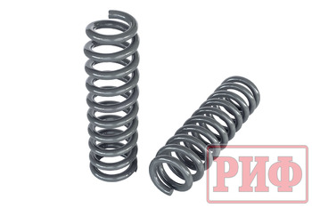 Пружины РИФ передние Toyota Fortuner 2015+ лифт 40 мм 50-100 кг (бензин), 0-50 кг (дизель)
