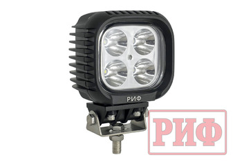 Светодиодная фара дальнего света РИФ 125 мм 40W LED