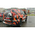 Бампер задний силовой/защита штатного бампера РИФ Toyota Land Cruiser Prado 120 c квадратом под фаркоп