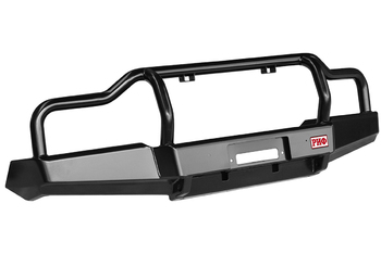 Бампер РИФ силовой передний УАЗ Буханка усиленный, c площ. под лебёдку, с низкой защитной дугой, лифт 65 мм