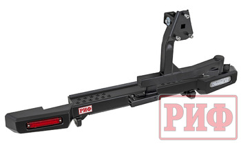 Бампер РИФ силовой задний УАЗ Хантер с фонарями, калиткой, возможностью установки фаркопа, стандарт