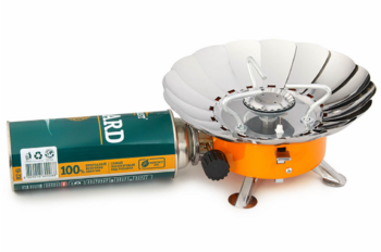 Плита газовая мини в сумке с ветрозащитой TOURIST TULPAN-S