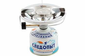 Горелка газовая портативная СЛЕДОПЫТ "Горящая Чаша" резьбовой баллон