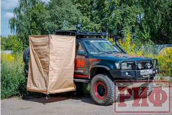 Маркиза-душ РИФ 100х180 см, черная