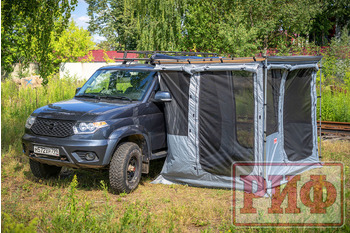 Стенки к автомобильной маркизе (тамбур) РИФ 2,5х2 м