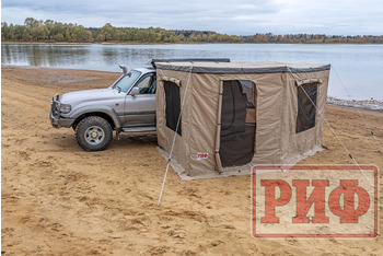 Стенки для комбинированной (прямоугольной с веерной частью) маркизы 2х2,5 м левые