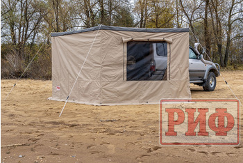 Стенки для комбинированной (прямоугольной с веерной частью) маркизы 2,5х2,5 м левые