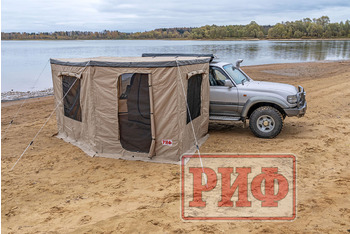 Стенки для комбинированной (прямоугольной с веерной частью) маркизы 2х2,5 м правые