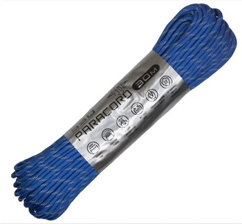 Паракорд 550 CORD nylon 30м световозвращающий (blue)