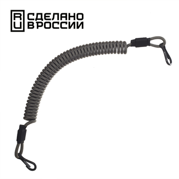 Страховочный тренчик CORD из паракорда с 2 карабинами (grey)