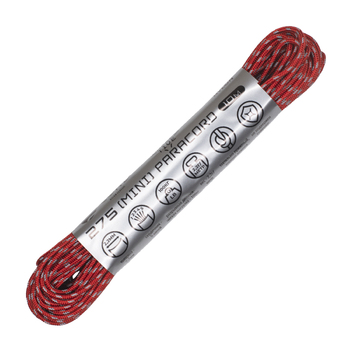 Паракорд 275 (мини) CORD nylon 10м световозвращающий (red)