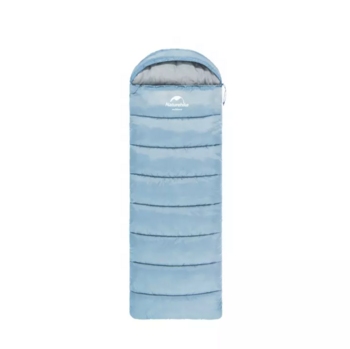 Мешок спальный Naturehike U250, (190х30)х75 см, (правый) (ТК: +6C), голубой