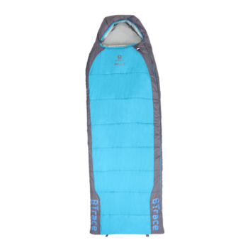 Мешок спальный BTrace Hover (Правый,Серый/Синий), (ТК: +5C)