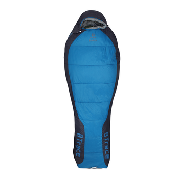 Мешок спальный BTrace Buddy L (Правый, Серый/Синий), (ТК: -7C)
