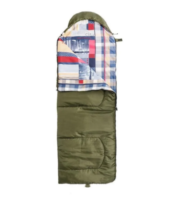 Мешок спальный Helios OLYMPUS 300 (210х70, холлофайбер, зеленый/город), (ТК: +15C)