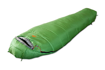 Мешок спальный ALEXIKA MOUNTAIN зеленый, правый, 220x80x55 см (ТК:+2C)