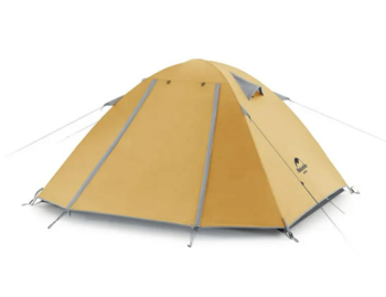 Палатка Naturehike P-Series 2-местная, алюминиевый каркас, желтая