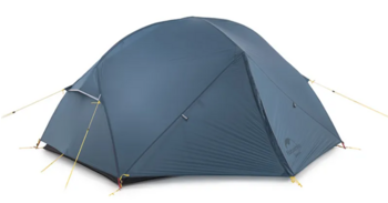 Палатка Naturehike Mongar 2-местная, алюминиевый каркас, сверхлегкая, синяя