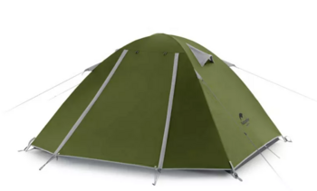 Палатка Naturehike P-Series 4-местная, алюминиевый каркас, зеленая