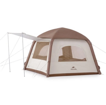 Палатка Naturehike Ango Air, 2-местная, быстросборная, надувной каркас, бежевая