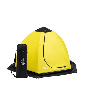 Палатка-зонт зимняя HELIOS NORD-2 с дышащим верхом (желтый/черный) (уценка)