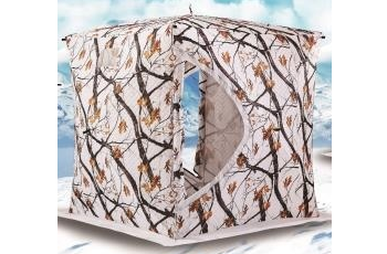 Палатка для зимней рыбалки утепленная MESAN (220x220x225) Камуфляж