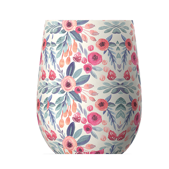 Термобокал IMPERIAL WINE, 270 мл, цветы