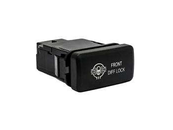 Кнопка ВКЛ/ВЫКЛ, белый, FRONT DIFF LOCK TOYOTA 40x20 горизонтальная