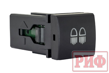 Кнопка ВКЛ/ВЫКЛ, голубой, REAR LIGHTS TOYOTA 22x22