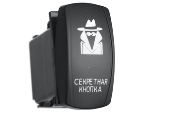 Переключатель ВКЛ/ВЫКЛ, синий, СЕКРЕТНАЯ КНОПКА